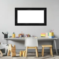 Amanti Art 16"x28" Grand Black Narrow Framed Magnetic Dry Erase Board -Home Furniture GUEST 5f253af1 a0e2 437d a915 b167f8caf9b0