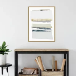 22" X 30" Boulevard I By PI Studio Framed Canvas Wall Art Gold - Amanti Art -Home Furniture GUEST 5fe763b4 fef5 4a97 bf20 adfc9161a858