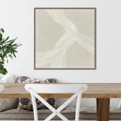 22" X 22" On The Same Wavelength I By Isabelle Z Framed Canvas Wall Art Gray Wash - Amanti Art -Home Furniture GUEST 613fa9ac 06fe 4be0 bde7 511b10c59a96