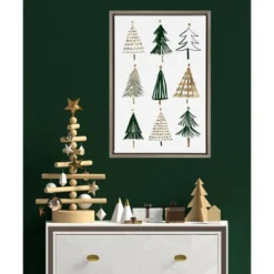 16" X 23" Evergreens I Framed Canvas Wall Art - Amanti Art -Home Furniture GUEST 626c5ca8 b5ce 4dfa b4f2 8e9aa4d5cfbc