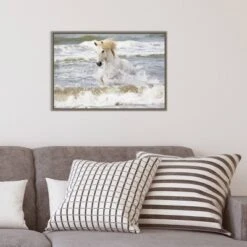 23" X 16" Camargue Horse In The Surf By Ellen Goff Danita Delimont Framed Canvas Wall Art - Amanti Art 15 23" X 16" Camargue Horse In The Surf By Ellen Goff Danita Delimont Framed Canvas Wall Art - Amanti Art -Home Furniture GUEST 639acc36 6e93 413e a22c a731ce1cf769