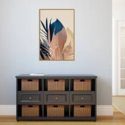 22" X 33" Pastel Jungle Plants 3 By Ian Winstanley Framed Canvas Wall Art Gold - Amanti Art -Home Furniture GUEST 64a76197 9239 4f7f 9636 a9e2f0b38e97