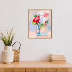 16" X 20" Abstract Flowers In Vase II By Ethan Harper Framed Canvas Wall Art - Amanti Art 8 16" X 20" Abstract Flowers In Vase II By Ethan Harper Framed Canvas Wall Art - Amanti Art -Home Furniture GUEST 64c32984 ab26 4828 8b2c 416a0cee4ce3