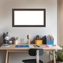 Amanti Art 15"x27" Ashton Black Framed Magnetic Dry Erase Board -Home Furniture GUEST 661df776 3829 4705 bfd5 f5c5c5653933