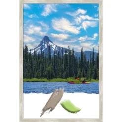 Amanti Art Crackled Metallic Narrow Picture Frame -Home Furniture GUEST 66be905e 362f 4b27 9909 da921867b479
