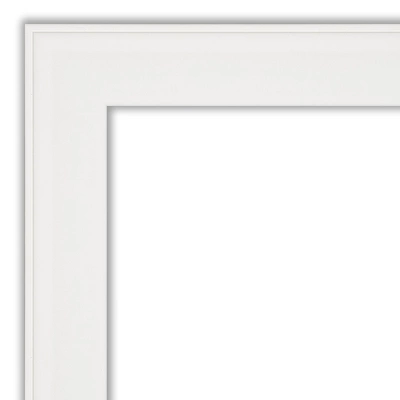 Amanti Art Vanity White Narrow Picture Frame 2 Amanti Art Vanity White Narrow Picture Frame