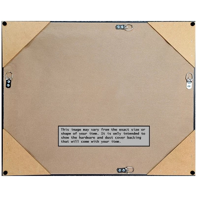 Black Museum Non-Beveled Wood Bathroom Wall Mirror 11 Black Museum Non-Beveled Wood Bathroom Wall Mirror - Image 9