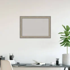 41"x29" Wood Frame Gray Cork Board Fleur Champagne Silver - Amanti Art -Home Furniture GUEST 6716eef6 be96 4437 8efa 0ff35115bd53