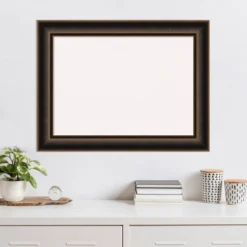 34"x26" Villa Wood Frame White Cork Board Oil Rubbed Bronze - Amanti Art: Bulletin Board, Wall Mounted, No Choking Hazard -Home Furniture GUEST 68af4125 1ac8 4588 b696 4b06acee3078