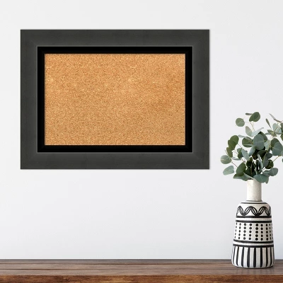 Amanti Art Tuxedo Black Framed Corkboard, Natural Cork 6 Amanti Art Tuxedo Black Framed Corkboard, Natural Cork - Image 4