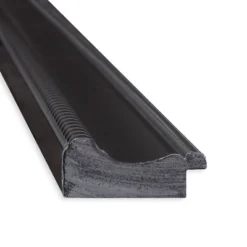 40" X 28" Non-Beveled Corded Bathroom Wall Mirror Black - Amanti Art