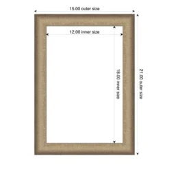 Amanti Art Elegant Brushed Bronze Narrow Framed Dry Erase Magnetic Board -Home Furniture GUEST 6ab786bd 1301 4555 8f19 5e43949cd2fb