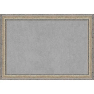 41"x29" Framed Magnetic Board Fleur Champagne Silver - Amanti Art: Real Wood, Wall-Mounted, Metal Presentation Board 11 41"x29" Framed Magnetic Board Fleur Champagne Silver - Amanti Art: Real Wood, Wall-Mounted, Metal Presentation Board - Image 9