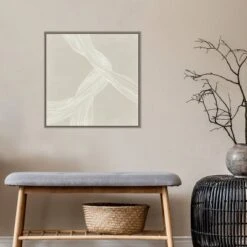22" X 22" On The Same Wavelength I By Isabelle Z Framed Canvas Wall Art Gray Wash - Amanti Art -Home Furniture GUEST 6bdb5c29 5cab 47c6 bfe5 ccea14d937bd