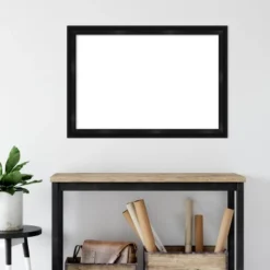 Amanti Art 28"x40" Grand Black Narrow Framed Magnetic Dry Erase Board -Home Furniture GUEST 6be2d3d9 0b01 4729 80a7 3626ed694853