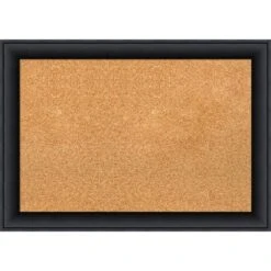 Amanti Art Nero Black Wood Framed Corkboard, Natural Cork -Home Furniture GUEST 6be4ee43 b89e 4321 8920 5df3c3a7f564