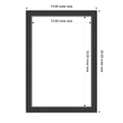 Amanti Art Stylish Black Framed Dry Erase Magnetic Board -Home Furniture GUEST 6c12d97a d85a 4e2c a513 671422b3fbcd
