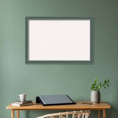 Amanti Art 39"x27" Upcycled Wood Frame White Cork Board Teal/Gray : Wall Mounted, Bulletin Board 9 Amanti Art 39"x27" Upcycled Wood Frame White Cork Board Teal/Gray : Wall Mounted, Bulletin Board - Image 7