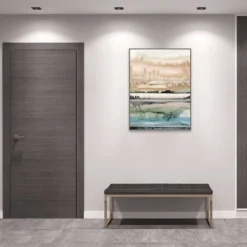 32" X 42" Mesa Horizon Strata II By Grace Popp Framed Canvas Wall Art Print - Amanti Art -Home Furniture GUEST 6ed89fae a465 4520 ba9f 604997e843f7