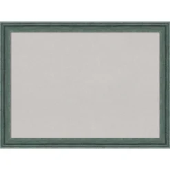 31"x23" Upcycled Wood Frame Gray Cork Board Teal - Amanti Art -Home Furniture GUEST 6ffcc41c 2262 415c 918e 7b7df6019616