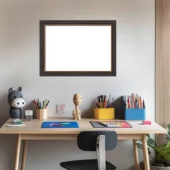 Amanti Art 17"x23" Ashton Black Framed Magnetic Dry Erase Board -Home Furniture GUEST 703d5838 b562 44a7 b240 6dd41ff03423