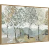 33" X 22" Breezy Landscape Trees I By Allison Pearce Framed Canvas Wall Art Light Brown - Amanti Art -Home Furniture GUEST 7117c7c9 1340 4629 86a4 8207b0e18e85