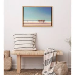 23" X 16" The Bench Framed Canvas Wall Art - Amanti Art -Home Furniture GUEST 71e201f0 f63a 4560 afa7 c4f869a557f1
