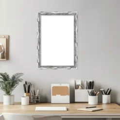 Amanti Art Scratched Wave Chrome Framed Dry Erase Magnetic Board -Home Furniture GUEST 73126c14 413a 4770 90ea dcda9b7eae86