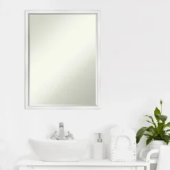 Amanti Art Breeze Distressed White Petite Bevel Wood Bathroom Wall Mirror 25 X 19 In. 15 Amanti Art Breeze Distressed White Petite Bevel Wood Bathroom Wall Mirror 25 X 19 In. -Home Furniture GUEST 746afc28 49ac 4b73 928f 37722fcf7a62