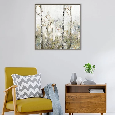30" X 30" Soft Birch Forest II By Allison Pearce Framed Canvas Wall Art Print - Amanti Art 8 30" X 30" Soft Birch Forest II By Allison Pearce Framed Canvas Wall Art Print - Amanti Art - Image 6