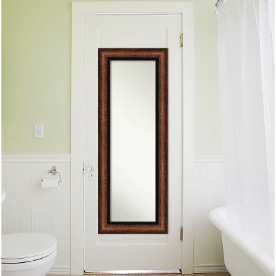 21" X 55" Non-Beveled Vogue Bronze Full Length On The Door Mirror - Amanti Art 6 21" X 55" Non-Beveled Vogue Bronze Full Length On The Door Mirror - Amanti Art - Image 4