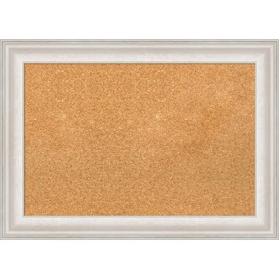Amanti Art Trio White Wash Framed Corkboard, Natural Cork 12 Amanti Art Trio White Wash Framed Corkboard, Natural Cork - Image 10