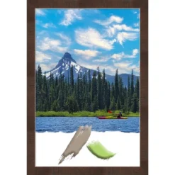 Amanti Art Wildwood Brown Narrow Picture Frame -Home Furniture GUEST 769a0e34 8225 4d07 ac78 36c054346f5b