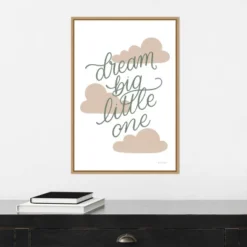 16" X 23" Boho Nursery IV By Becky Thorns Framed Canvas Wall Art Light Brown - Amanti Art -Home Furniture GUEST 77890dc0 0bf5 43be bd85 27ec750c5557