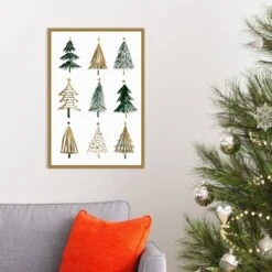 16" X 23" Evergreens II Tree By Isabelle Z Framed Canvas Wall Art - Amanti Art 10 16" X 23" Evergreens II Tree By Isabelle Z Framed Canvas Wall Art - Amanti Art -Home Furniture GUEST 789bad60 aad7 4393 9597 2039f7742951