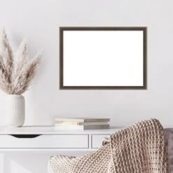 Amanti Art Hardwood Wedge Mocha Framed Dry Erase Magnetic Board -Home Furniture GUEST 792699fc 6073 4c5e bc8b c651983953f3