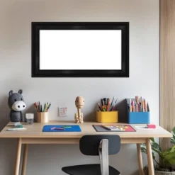 Amanti Art 16"x28" Grand Black Narrow Framed Magnetic Dry Erase Board -Home Furniture GUEST 792749ce 60c5 462f 8efc d142dd0bb1cb