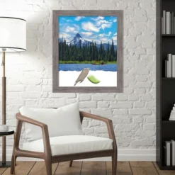 Amanti Art Pinstripe Plank Grey Narrow Picture Frame -Home Furniture GUEST 79708d8f e305 4c82 8a29 72124bd03dca