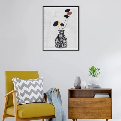 23" X 28" Decorated Vase With Plant II By Melissa Wang Framed Canvas Wall Art Print - Amanti Art 8 23" X 28" Decorated Vase With Plant II By Melissa Wang Framed Canvas Wall Art Print - Amanti Art - Image 6