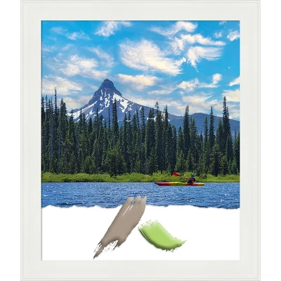 Amanti Art Vanity White Narrow Picture Frame 9 Amanti Art Vanity White Narrow Picture Frame - Image 8