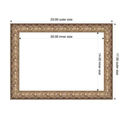 Amanti Art Florentine Gold Framed Dry Erase Magnetic Board -Home Furniture GUEST 7d03339a a67a 4c2d bfc4 7d52cfff087e