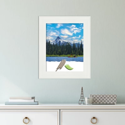 Amanti Art Vanity White Narrow Picture Frame 5 Amanti Art Vanity White Narrow Picture Frame - Image 4