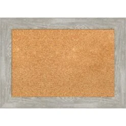 Amanti Art Dove Greywash Narrow Framed Corkboard, Natural Cork -Home Furniture GUEST 81316201 14c7 44f3 967d 1fc969930dc9