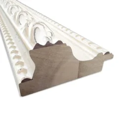 42"x30" Opera Wood Frame Natural Cork Board Off-White - Amanti Art: Wall Mount, Bulletin Board, Custom Framed