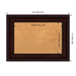 Amanti Art Coffee Bean Brown Framed Corkboard, Natural Cork -Home Furniture GUEST 8238a713 8d05 4a02 a5dc ce31e26e10cc