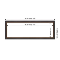 Amanti Art 15"x39" Ashton Black Framed Magnetic Dry Erase Board 12 Amanti Art 15"x39" Ashton Black Framed Magnetic Dry Erase Board -Home Furniture GUEST 8311c141 dbfe 4993 b405 88f43afd4fde