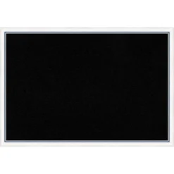 38"x26" Morgan Wood Frame Black Cork Board White/Blue - Amanti Art: Wall-Mounted, Office Presentation Board -Home Furniture GUEST 8333b921 19c4 41d4 84b4 1df41047fd61