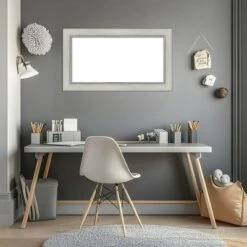 Amanti Art Flair Silver Patina Framed Dry Erase Magnetic Board -Home Furniture GUEST 8335d5d4 ad2f 459d 9426 d2d3faa9f844