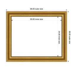 Amanti Art Parlor Gold Framed Magnetic Dry Erase Board -Home Furniture GUEST 83e7c0b6 f439 4000 bc5d c8a0a21f3e97