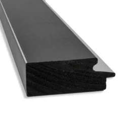 24" X 30" Non-Beveled Eva Bathroom Wall Mirror Black - Amanti Art